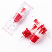 2021 Newest 0601rl Disposable Steel Clear Tip Stainless Tattoo Cartridges Needle With Membrane for Tattoo